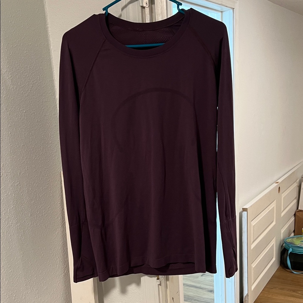 lululemon athletica Dark Purple Long Sleeve Top